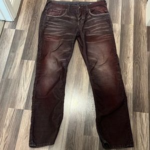 Stitches pants size 34 maroon/whisky